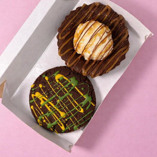 Крамбл кукис Дубай, Тарталетка с мороженым