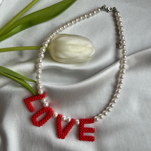 Чокер MEAN TO SPRING с буквами Love