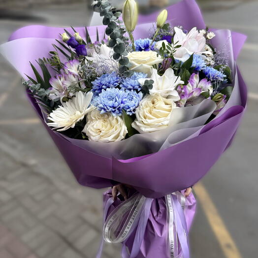 Сборный букет Лиловый 💜