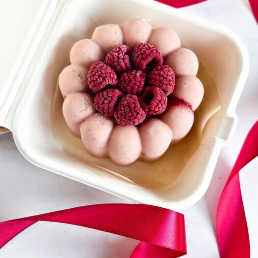 Бенто 🍓 чизкейк «Клубника - сливочное мороженое»