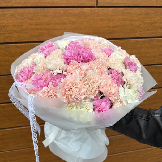 Монобукет из диантуса 🌸