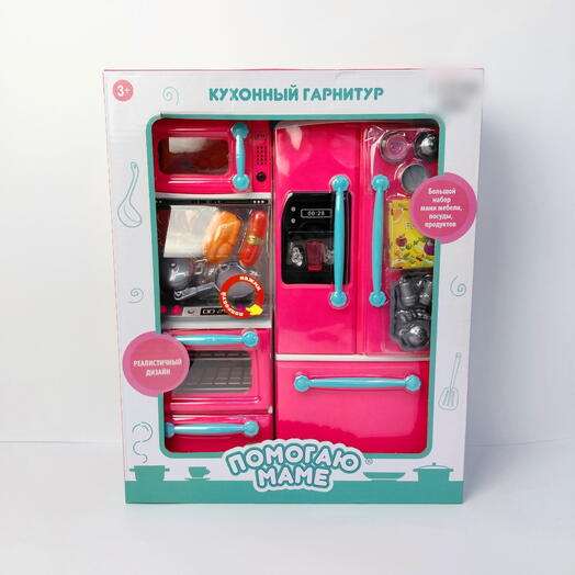 Кухонный гарнитур «Помогаю маме» со светом и звуком