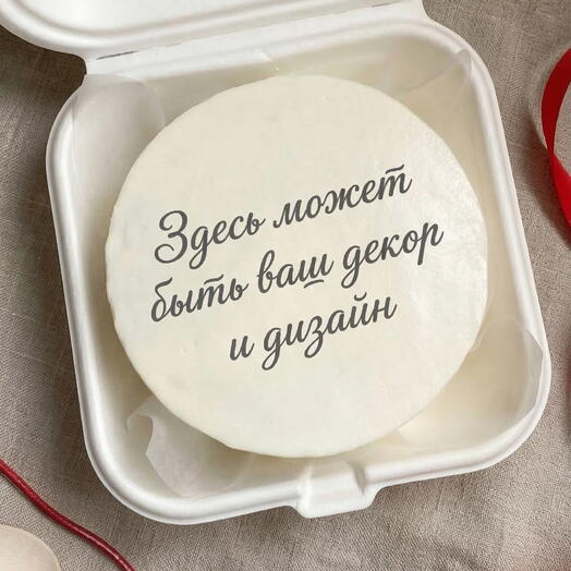 Бенто торт Ванильная клубника / Бананы в карамели / Пьяная вишня