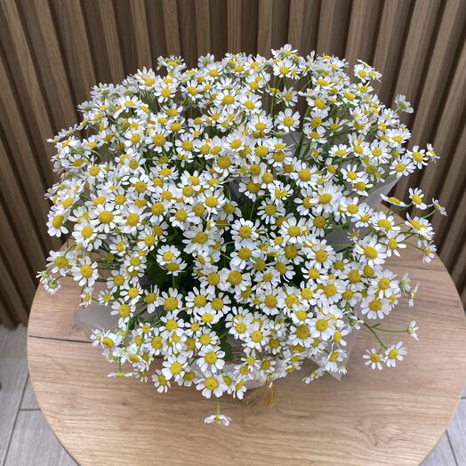 Ромашка кустовая в корзинке 💞