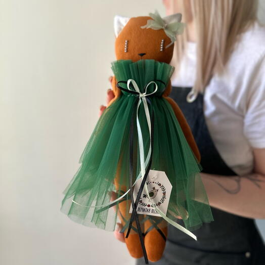 Игрушка ручной работы Кошечка