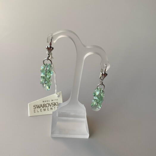 Серьги со стразами Swarovski