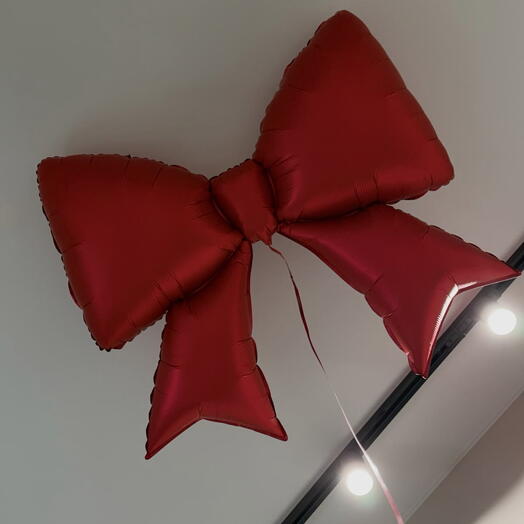 Шар красный бант 🎀