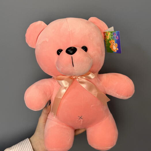 Игрушка маленький мишка розовый