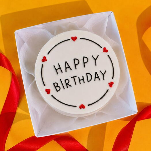 Бенто-торт "Happy birthday" на день рождения