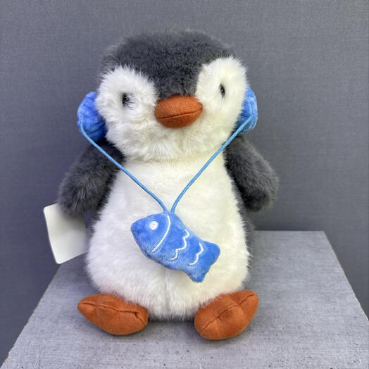 Пингвин 🐧 в наушниках