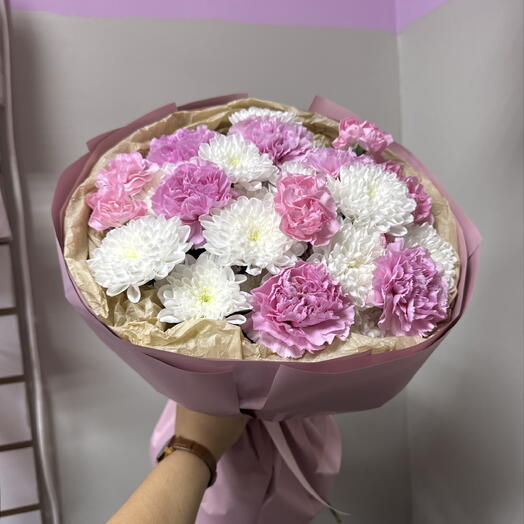 Стойкий букет из диантусов😍