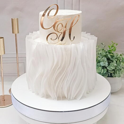 Торт свадебный нежный