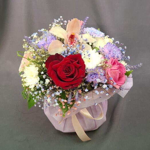 Сиреневый тортик цветов 💐