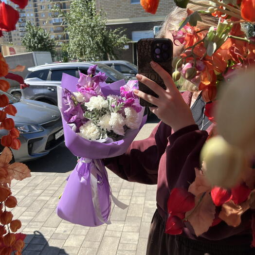 Букет «Фиолетовое облако» 💜