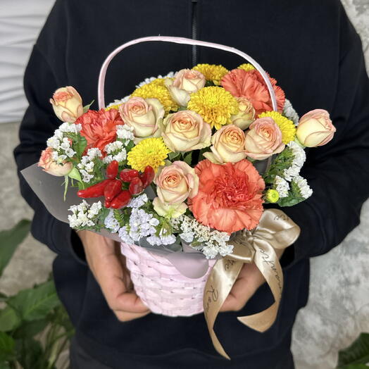 Композиция в корзинке «Моя Осень»🌿