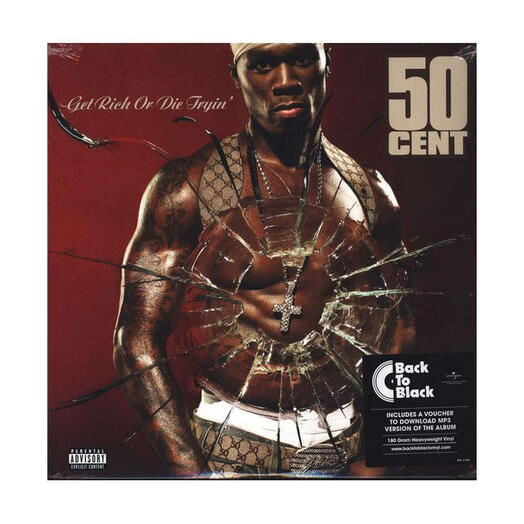 Виниловая пластинка 50 Cent — Get Rich Or Die Tryin 2LP, запечатанная