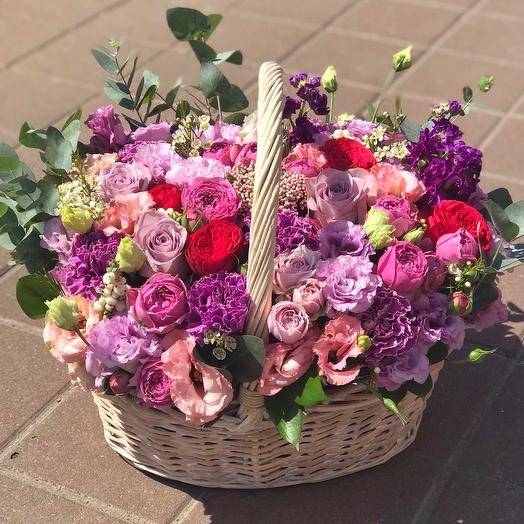 Cesta de flores exóticas 🔥