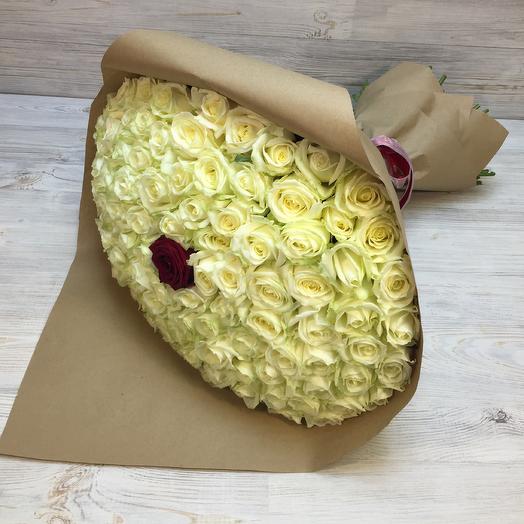 101 White roses
