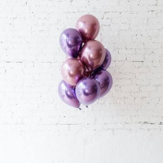 Composition of chrome-plated balls