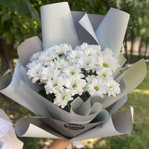 Летний день 🌸 букет с хризантемой