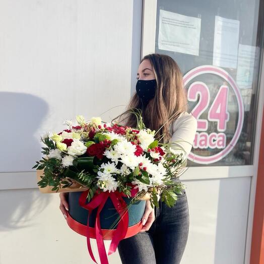 Цветы в коробке
