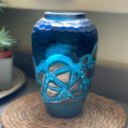 Ваза Blue-Bronze