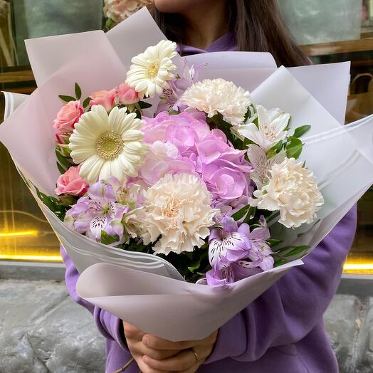 Букет цветов отзывы с фото Нежный букет, Flowers Moscow, Russia, buy at a price of 5300 RUB, Florist's Spec