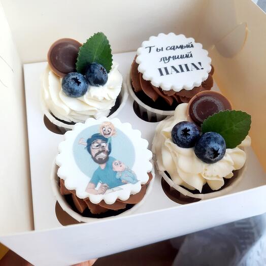 Cupcakes para papá