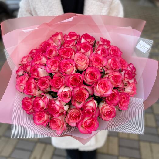 51 Роза в упаковке🌸