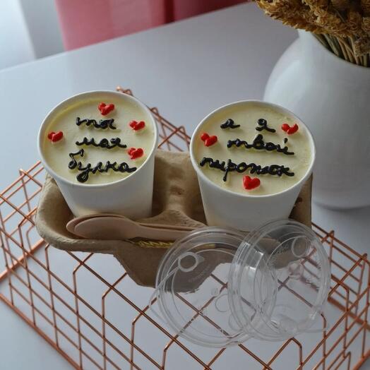 Торт десерт в стакане Cake to go трайфл любимой, любимому