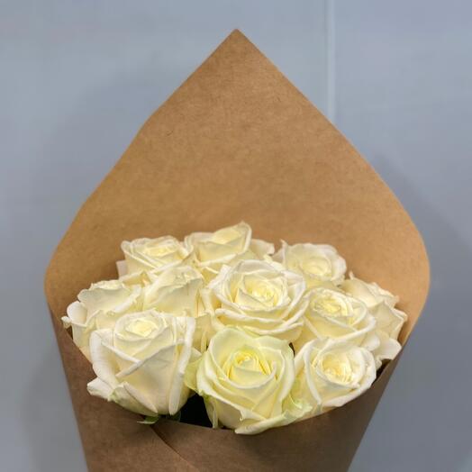 Букет из розы белой