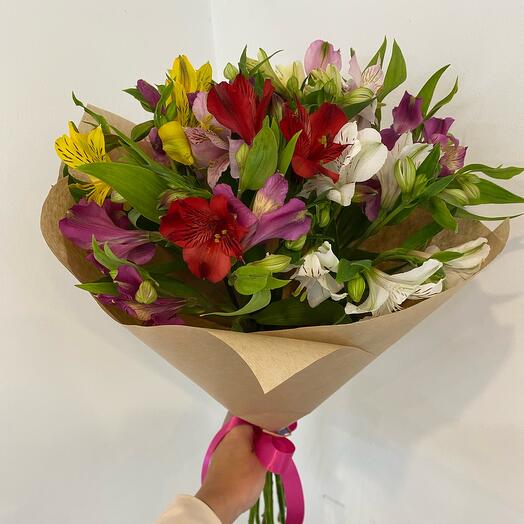 Bouquet of Alstrameria