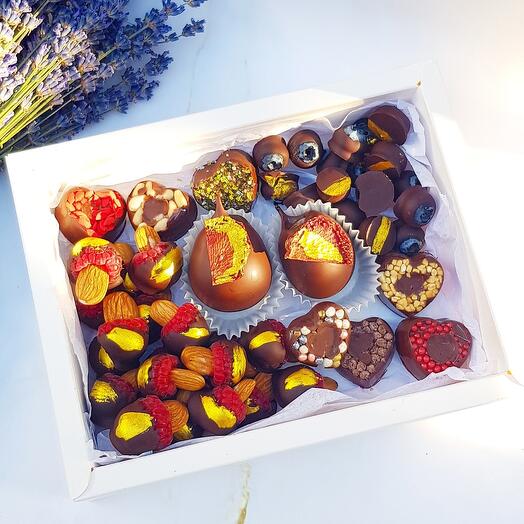 Ягоды в шоколаде callebaut