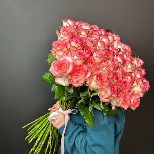 Monobucket of 51 roses