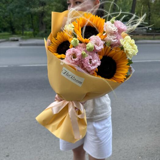 Букет подсолнухов