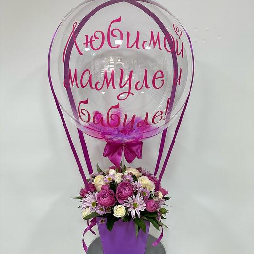 Баблс с цветами Мамуле и бабуле