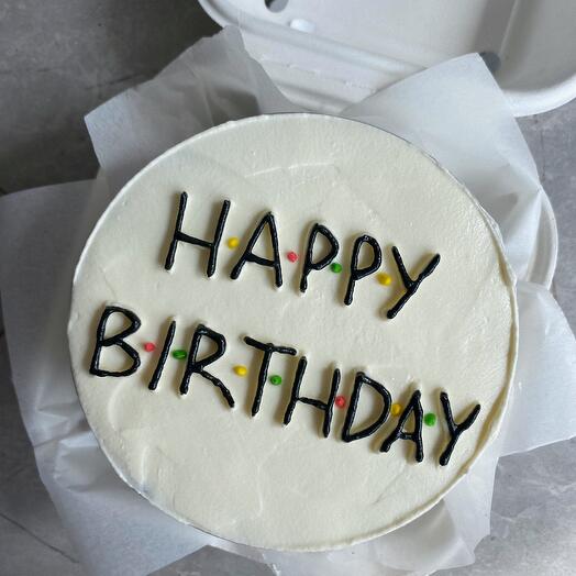 Бенто-торт 🎂 ваниль/клубника HB