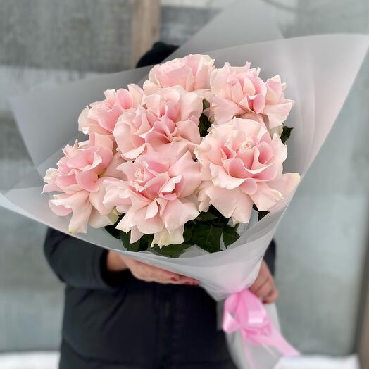 Букет из 7 французских роз (ПМ)🌸