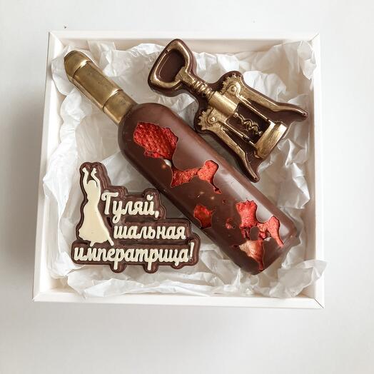 Шоколадный набор. Винный