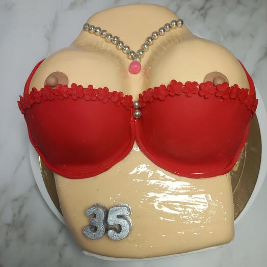 Birthday cake "women's breasts"