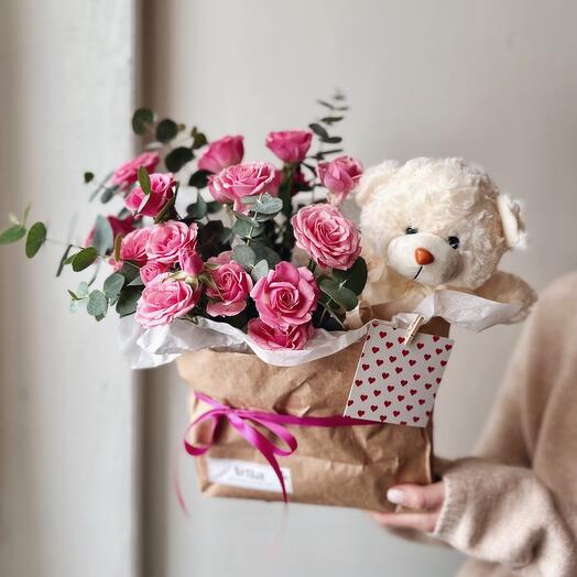 Цветы в коробке
