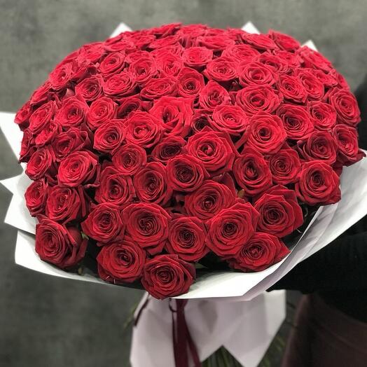 Букет love 101 красная Роза