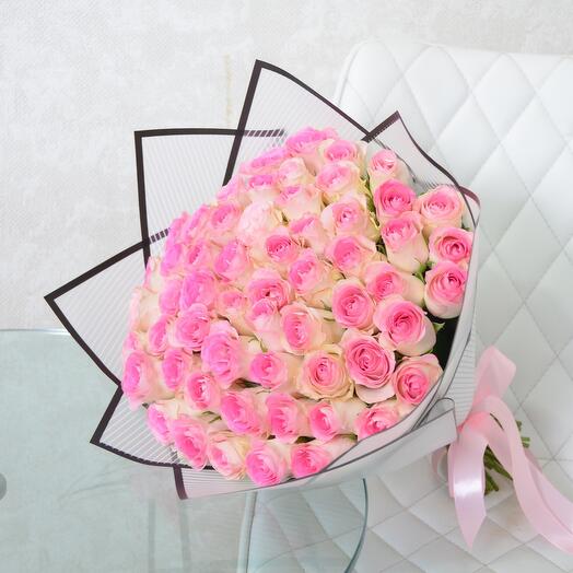 51 Pink and White Roses