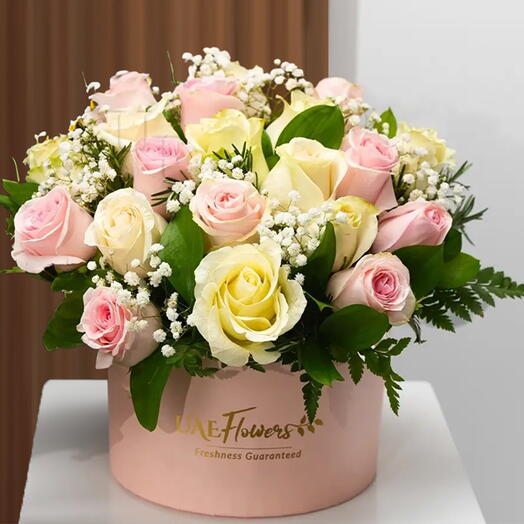 Mix Colour Roses In Box