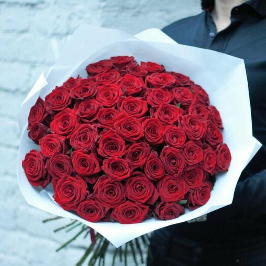 51 Роза Эквадор 70см