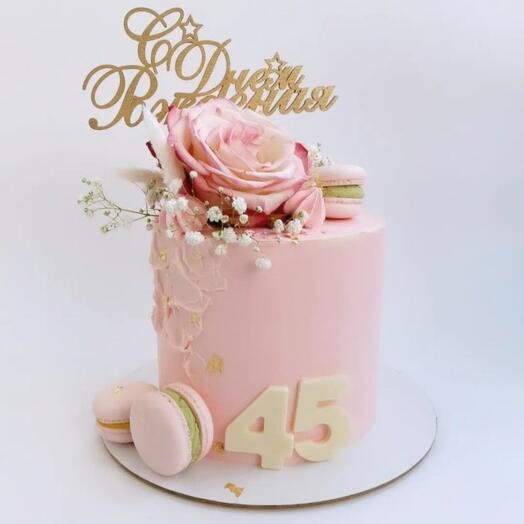 Торт "45 лет"