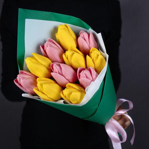 Tulipanes de chocolate "Elsa"