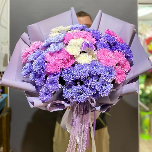 Для самой любимой💜 кустовая хризантема