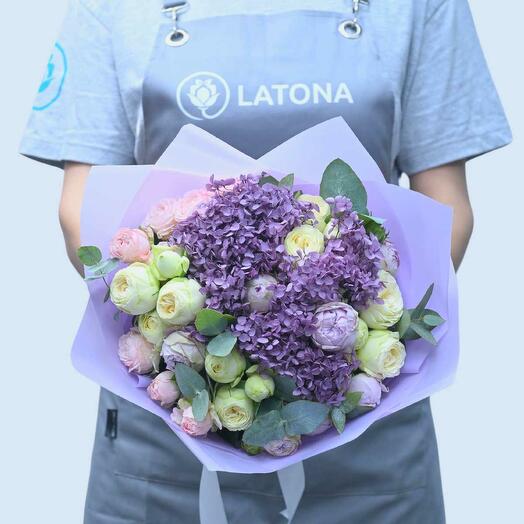 Fiobucket con Hortensia