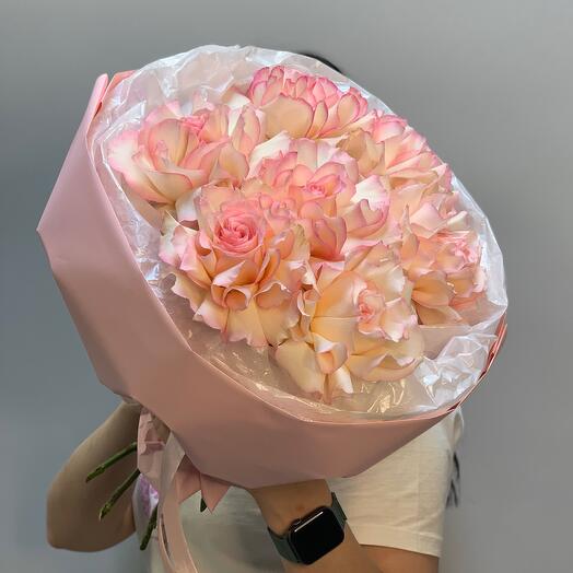 Mono ramo de rosas francesas esperanza